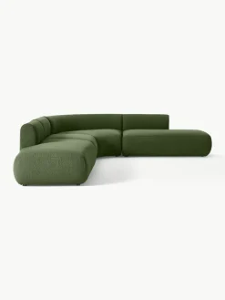 Modulares Bouclé-Ecksofa Sofia (4-Sitzer)