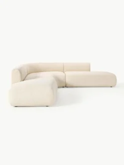 Modulares Bouclé-Ecksofa Sofia (4-Sitzer)