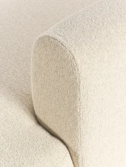 Modulares Bouclé-Ecksofa Sofia (3-Sitzer)