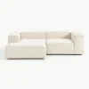 Modulares Ecksofa Lennon aus Leinen-Mix