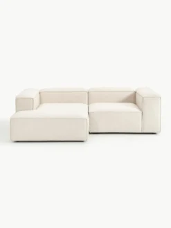 Modulares Ecksofa Lennon aus Leinen-Mix