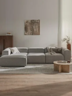 Modulares Ecksofa Lennon aus Bouclé
