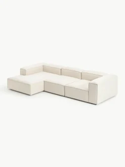 Modulares Ecksofa Lennon aus Leinen-Mix