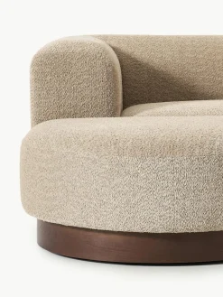 Modulares Ecksofa Natalie aus Teddy-Bouclé