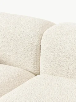 Modulares Ecksofa Natalie aus Teddy-Bouclé