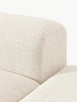 Modulares Ecksofa Natalie aus Teddy-Bouclé