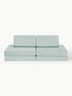 Modulares Kinder-Spielsofa Mila aus Samt, handgefertigt