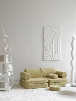 Modulares Kinder-Spielsofa Sugar aus Teddy, handgefertigt