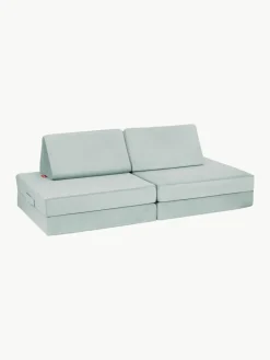 Modulares Kinder-Spielsofa Mila aus Samt, handgefertigt