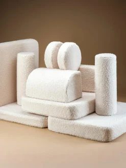 Modulares Kinder-Spielsofa Sugar aus Teddy, handgefertigt