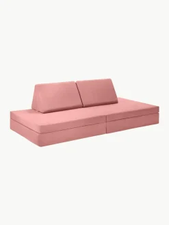 Modulares Kinder-Spielsofa Mila aus Samt, handgefertigt