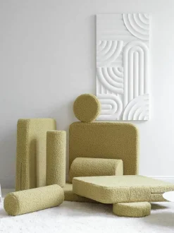 Modulares Kinder-Spielsofa Sugar aus Teddy, handgefertigt