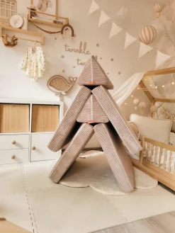 Modulares Kinder-Spielsofa Mila aus Cord, handgefertigt