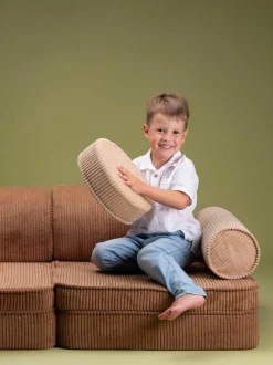 Modulares Kinder-Spielsofa Sugar aus Cord
