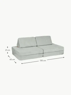 Modulares Kinder-Spielsofa Mila aus Cord, handgefertigt