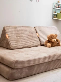 Modulares Kinder-Spielsofa Mila aus Cord, handgefertigt