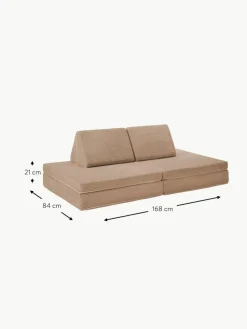 Modulares Kinder-Spielsofa Mila aus Cord, handgefertigt