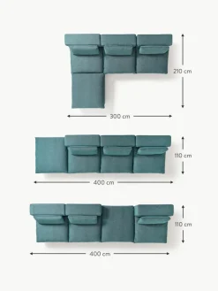 Modulares Sofa Felix mit Hocker