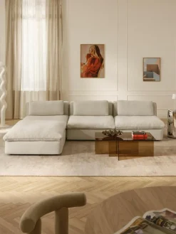 Modulares Sofa Felix mit Hocker