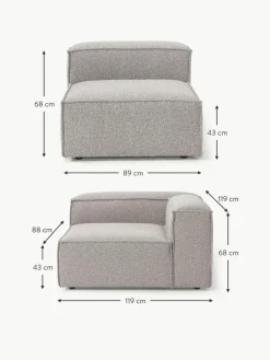 Modulares Sofa Lennon (4-Sitzer) aus Bouclé