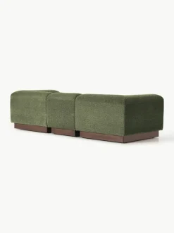 Modulares Sofa Natalie (3-Sitzer) aus Teddy-Bouclé