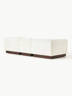 Modulares Sofa Natalie (3-Sitzer) aus Teddy-Bouclé
