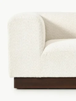 Modulares Sofa Natalie (3-Sitzer) aus Teddy-Bouclé
