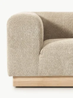 Modulares Sofa Natalie (3-Sitzer) aus Teddy-Bouclé
