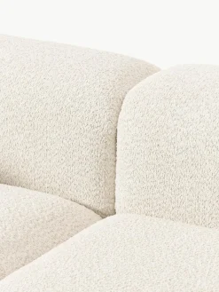 Modulares Sofa Natalie (3-Sitzer) aus Teddy-Bouclé
