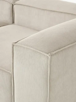Modulares XL-Ecksofa Lennon aus Cord