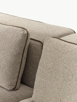 Modulares XL-Sofa Felix mit Hocker