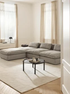 Modulares XL-Sofa Felix mit Hocker