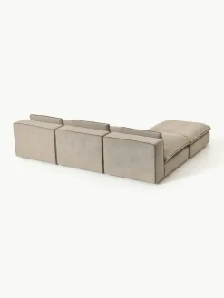 Modulares XL-Sofa Felix mit Hocker