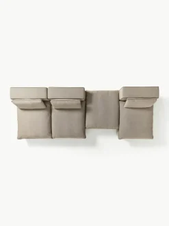 Modulares XL-Sofa Felix mit Hocker