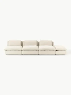 Modulares XL-Sofa Felix (3-Sitzer) mit Hocker