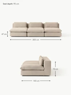 Modulares XL-Sofa Felix (3-Sitzer)