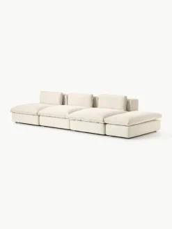 Modulares XL-Sofa Felix (3-Sitzer) mit Hocker