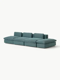 Modulares XL-Sofa Felix (3-Sitzer) mit Hocker