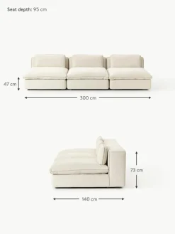 Modulares XL-Sofa Felix (3-Sitzer)