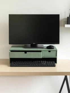 Monitorerhöhung Ted mit Schubladen