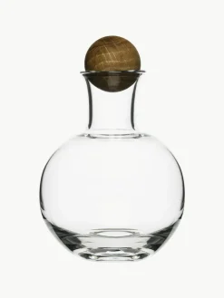 Mundgeblasene Gewürzflaschen Eden mit Holzdeckel, 2er-Set