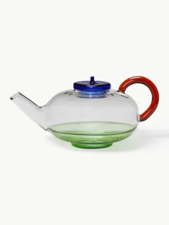 Mundgeblasene Glas-Teekanne NoRush, 900 ml