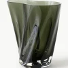 Mundgeblasene Glas-Vase Aer, H 19 cm