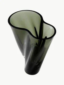Mundgeblasene Glas-Vase Aer, H 19 cm