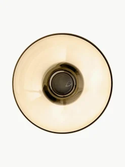 Mundgeblasene Glas-Vase Torus, H 33 cm