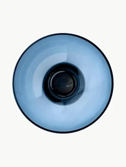 Mundgeblasene Glas-Vase Torus, H 33 cm