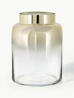 Mundgeblasene Glas-Vase Uma, H 20 cm