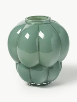 Mundgeblasene Glas-Vase Uva, H 28 cm