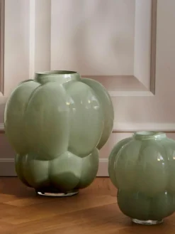 Mundgeblasene Glas-Vase Uva, H 35 cm