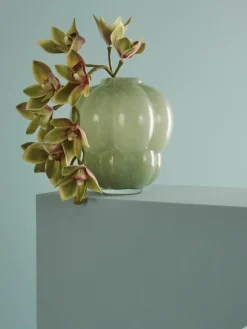 Mundgeblasene Glas-Vase Uva, H 22 cm